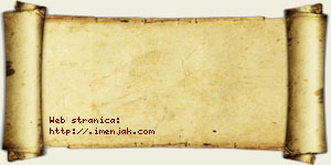 Anđela Stojović vizit kartica